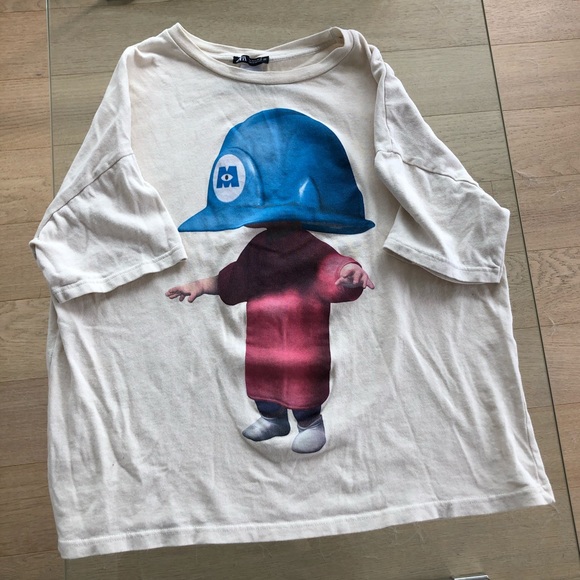 Monsters Inc Boo T Shirt Zara X Disney 